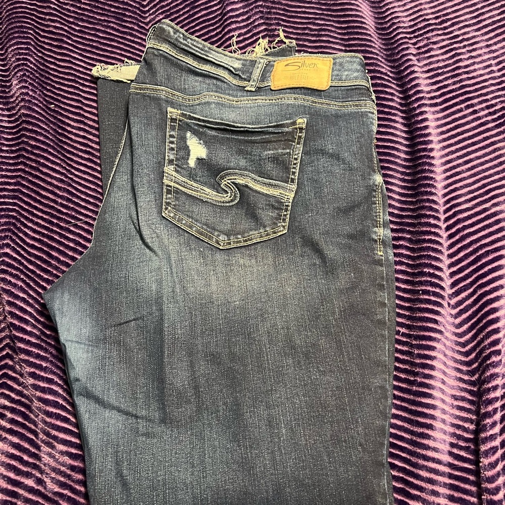 Silver Jeans Dark Indigo Denim